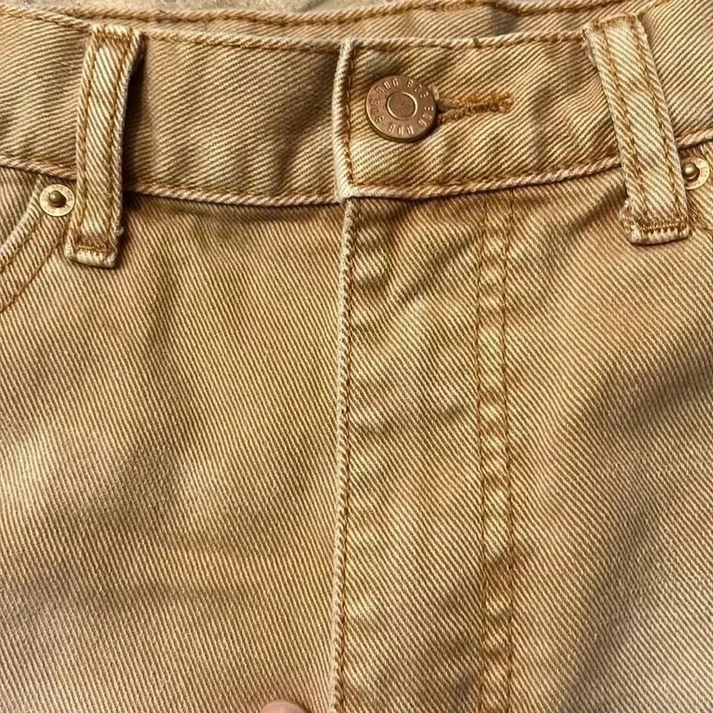 BDG Urban Outfitters Rust Colored Distressed Denim Cheeky Shorts size 27 - Picture 2 of 10